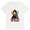 i want you to rebel V-Neck Tee
