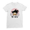 saiyan ramen Ladies Fitted T-Shirt
