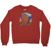 polygon bear graphic Crewneck Sweatshirt