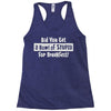 did you have a bowl of stupid for breakfast Racerback Tank