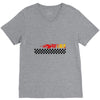 Fire Black V-Neck Tee