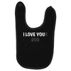i love you(r dog) Baby Bibs