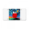 Van Gogh Parody Snoopy License Plate