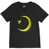gay pride star and crescent V-Neck Tee