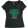 never underesmate irish queen Women's Triblend Scoop T-shirt