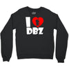 i love dbz  fun  super saiyajin piccolo vegeta dragonball son goku Crewneck Sweatshirt