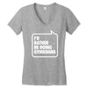 i'd rather be doing gymkhana Women's V-Neck T-Shirt