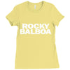 Rocky Balboa Ladies Fitted T-Shirt