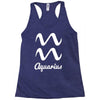 aquarius zodiac Racerback Tank