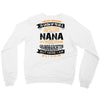 Super Cool Nana Of A Freaking Awesome Granddaughter Crewneck Sweatshirt