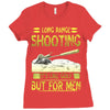 long range shooting Ladies Fitted T-Shirt