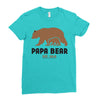 Papa Bear Ladies Fitted T-Shirt