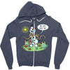warm hugs Zipper Hoodie