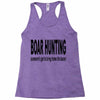 boar hunting tex Racerback Tank