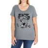 smoking kills Ladies Curvy T-Shirt