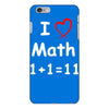 kids boys childrens i love math 1+1=11 funny iPhone 6/6s Plus Case