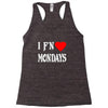 i f'n heart  mondays girls Racerback Tank