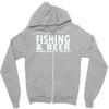 fishing beer Zipper Hoodie