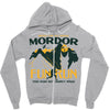 mordor fun run Zipper Hoodie