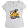 Pizza Bitch Women's Triblend Scoop T-shirt