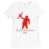 red dawn retro movie Ladies Fitted T-Shirt
