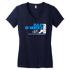 tour de france alp d'huez cycling Women's V-Neck T-Shirt