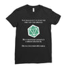 natural 1   orc Ladies Fitted T-Shirt