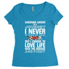 carcinoid cancer is a journey i never planed or asked for but i choose Women's Triblend Scoop T-shirt