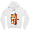 brave kitty Zipper Hoodie