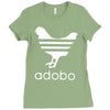 white adobo Ladies Fitted T-Shirt
