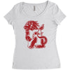 house of lion Women's Triblend Scoop T-shirt