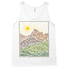 mountain line Tank Top