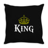 king Throw Pillow