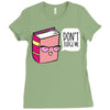 no judging! Ladies Fitted T-Shirt