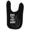 bike 'til you barf Baby Bibs