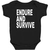 endure survive Baby Bodysuit