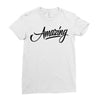 amazing 3 Ladies Fitted T-Shirt