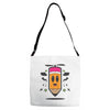 fly pencil vector Adjustable Strap Totes
