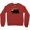 Bear Adventure With Rose Crewneck Sweatshirt