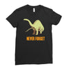 never forget Ladies Fitted T-Shirt