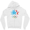 retro los angeles 1984 olympic games Zipper Hoodie