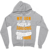 My Son Is Super Awesome His Mom Zipper Hoodie