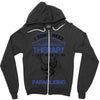 I Don't Need Therapy Just to Go Paragliding Zipper Hoodie