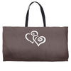 hearts sticker vinyl decal Weekender Totes