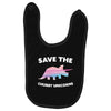 Save The Chubby Unicorns Baby Bibs