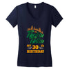 Rockin Rollin 30th Year Birthday Women's V-Neck T-Shirt