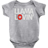 llama lovin' lover Baby Onesie
