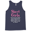 Short Girls God Only Lets Things Grow Up Tank Top