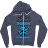 I Don't Need Therapy Just to Go Scuba Diving Zipper Hoodie