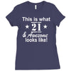 21st birthday Ladies Fitted T-Shirt